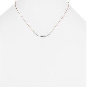 Elegant White & Yellow Gold Necklace with Diamonds